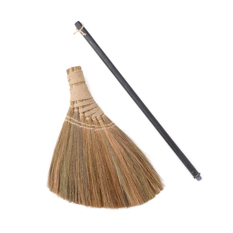 BMart Home Natural Whisk Broom â€“ Vietnamese Straw Soft Broom for Indoor-Outdoor Cleaning, Yard, Sofa, Car Hood, Decoration, 51.57-Inch Long - Image 5