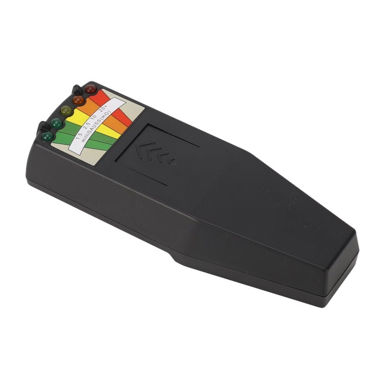 كاشف المجالات الكهرومغناطيسية (EMF) من 0 إلى أكثر من 20 ملي غاوس بدقة 5%، تصميم محمول وخفيف الوزن - جهاز اختبار كهرومغناطيسي بمؤشر LED بخمسة مستويات لأبحاث ما وراء الطبيعة ورصد المجالات الكهرومغناطيسية في الحياة اليومية - Image 1