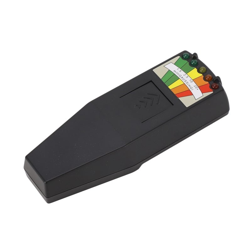 كاشف المجالات الكهرومغناطيسية (EMF) من 0 إلى أكثر من 20 ملي غاوس بدقة 5%، تصميم محمول وخفيف الوزن - جهاز اختبار كهرومغناطيسي بمؤشر LED بخمسة مستويات لأبحاث ما وراء الطبيعة ورصد المجالات الكهرومغناطيسية في الحياة اليومية - Image 5