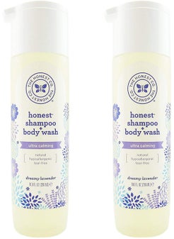 The Honest Company The Honest Company: Dreamy Lavender Scented Shampoo + Body Wash (10 oz) - Pack of 2 