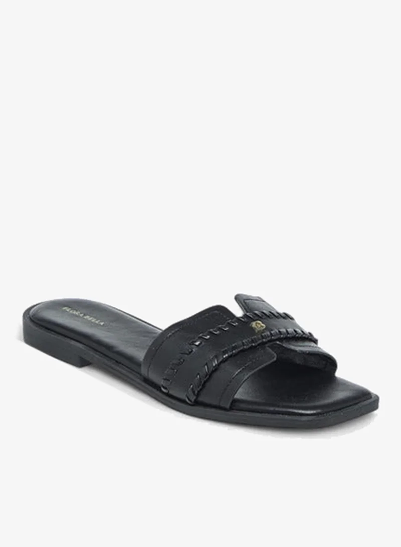 Flora Bella By Shoexpress Women Braid Detail Slip-On Flat Sandals