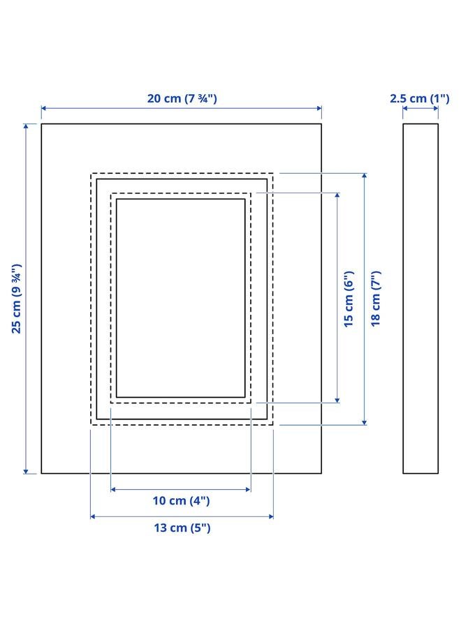 Zaboon Frame, White, 13X18 Cm - Image 4
