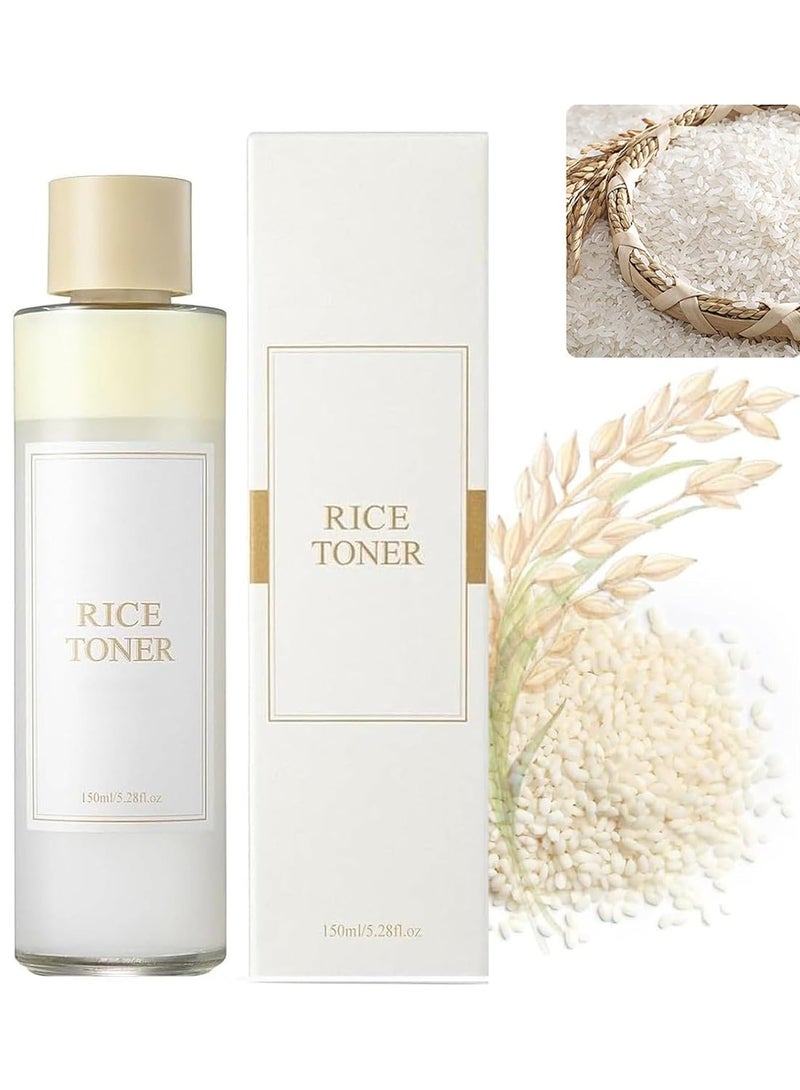 EELHOE Natural Organic Skin Care Toner Glow Essence with Niacinamide Hydrating Whitening Rice Water Face Toner For All Skin - Image 1