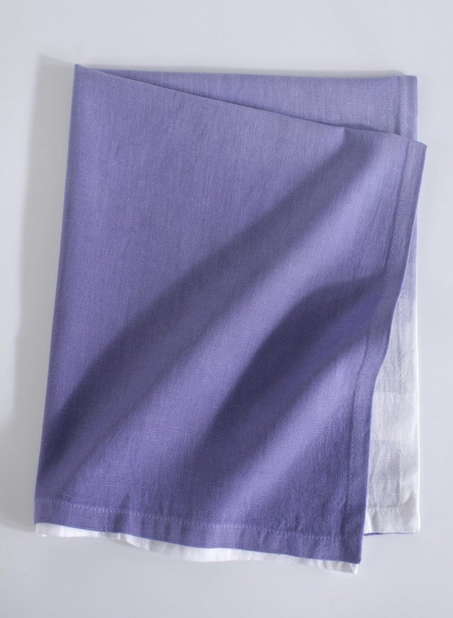 FINGERCRAFT Cloth Napkins Set of 6 Cotton Blend 20x20 Inch Large Size Dinner Napkins Cloth Perfect for Parties Dinners Weddings Cocktail Christmas Easter Ombre Tie Dye Purple - Image 5