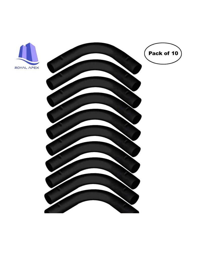 Generic PVC Electrical Conduit Pipe & Fittings for Indoor and Outdoor Electrical Wiring and Cabling (Pack of 10) (20mm, Long Bend)  - Image 3