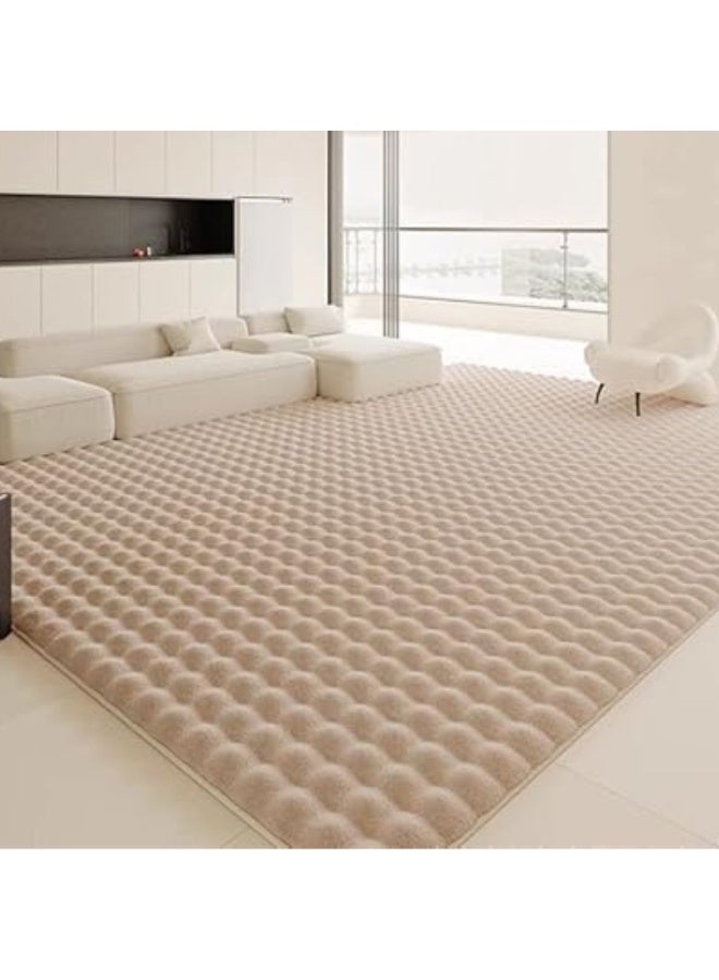 Mei Lifestyle Rabbit Fur Area Rug – Plush Carpet for Living Room & Bedroom (Size - 60 x 180CM) - Image 1