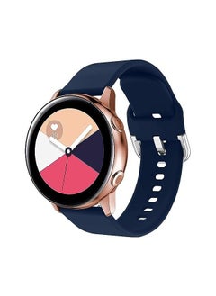 Generic Strap Strap Silicone 22MM For Samsung galaxy watch 46mm / Gear S3 / Huawei watch GT2E/GT (42mm,46mm) /GT2 Pro/GT2 46MM/honor Magic Watch2 46mm/Amazfit GTR 47mm/GTR 2/2e (Blue)  - Image 1