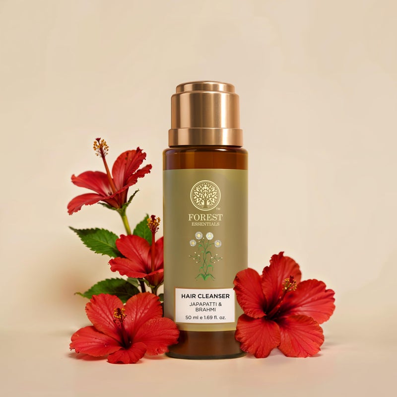 Forest Essentials Hair Cleanser, Japapatti and Brahmi, 50ml - Image 2
