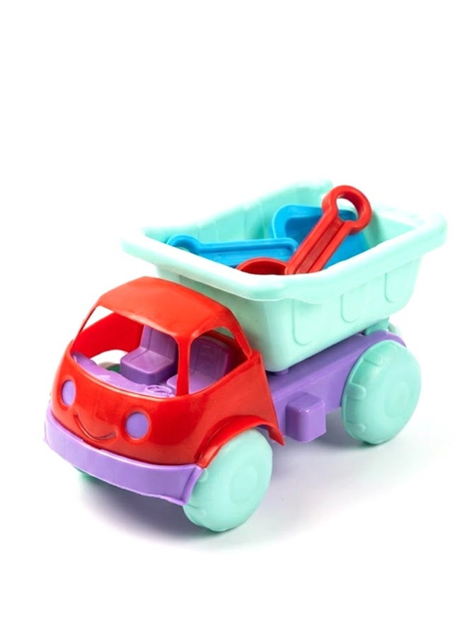 Crazy Boss Kids Beach Toy Set with Truck | Sand Play Bucket, Shovel & Rake | Outdoor Sand Toys for Children - Image 2