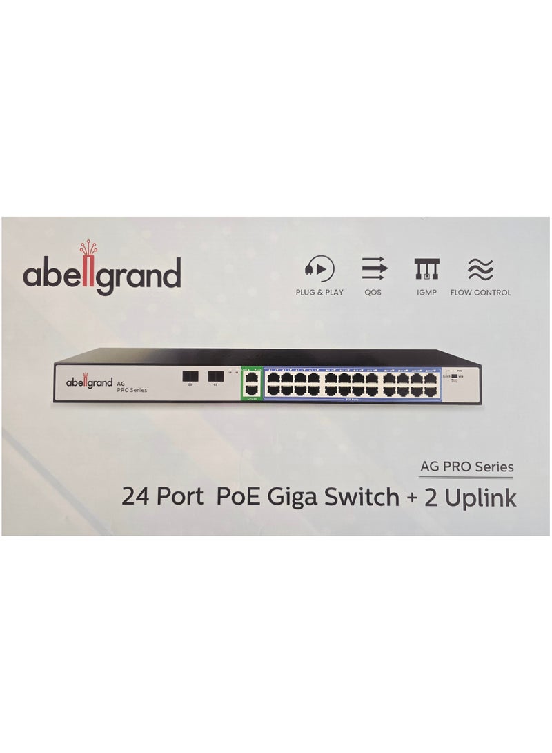 Abellgrand AG PRO SERIES GIGA POE SWITCH - Image 2