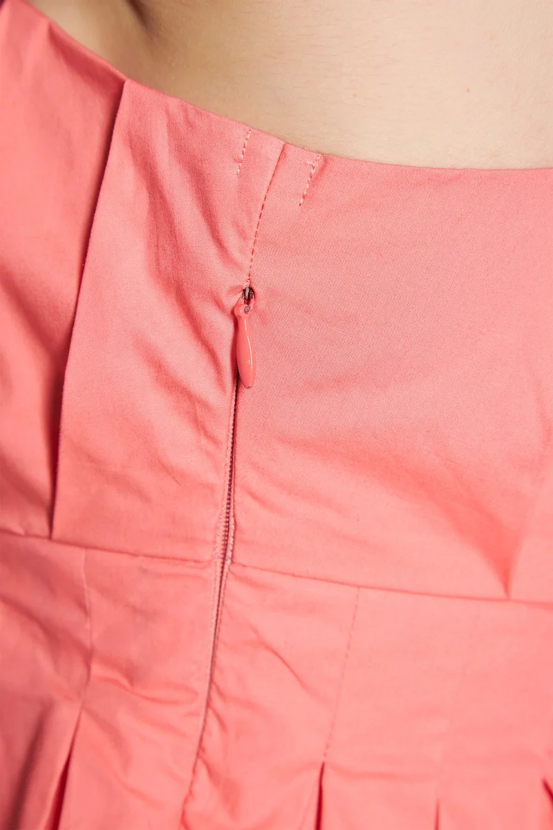 Virgio Cotton Crop Brunchwear Tops for Women