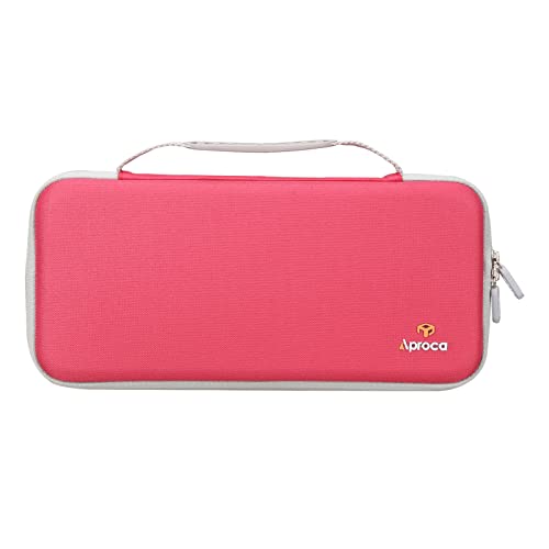 Aproca Red Hard Travel Storage Carrying Case for Logitech POP Keys Mechanical Wireless Keyboard and POP Mouse/Keychron K2 Keyboard - Image 3