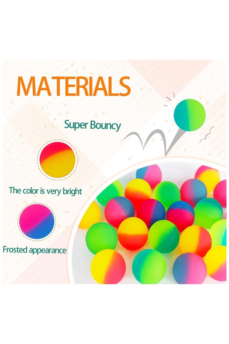HAVEN Bouncy Balls for Kids – 24-Pack Colorful Rainbow Balls, Party Favors, Birthday Return Gifts, Pinata Fillers & Mini Toys for Boys and Girls - Image 3