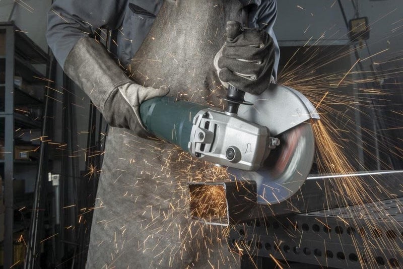 Metabo 9" Angle Grinder with Lock-On Trigger - Image 3