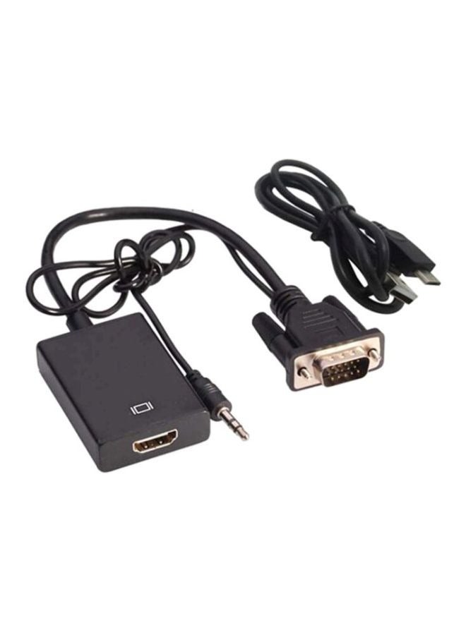 Beauenty HD Vga To Hdmi Computer To TV Adapter Cable VGA To HDMI With Audio And Power Supply  - Image 3