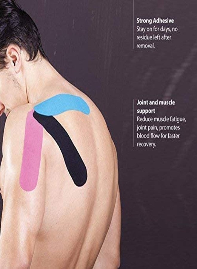 Suicune Kinesiology Tape - Athletic Tape Supports & Protects Muscles, Knees, Shoulders & Plantar Fasciitis -Waterproof & Hypoallergenic - Ideal for Sports Physiotherapy - Image 3