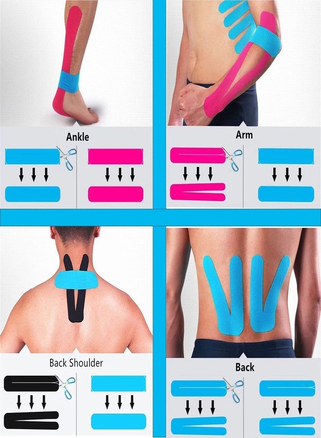 Suicune Kinesiology Tape - Athletic Tape Supports & Protects Muscles, Knees, Shoulders & Plantar Fasciitis -Waterproof & Hypoallergenic - Ideal for Sports Physiotherapy - Image 4