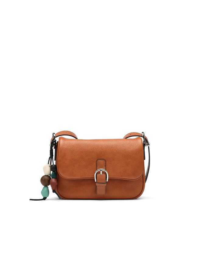 Hongu Women's Genuine Leather Shoulder Crossbody Bag Vintage High-end Saddle Bag Birthday Gift For Girlfriend - Image 5
