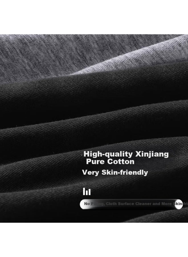 LANG SHA Langsha Men's Underwear Men's Triangle Pants 80s Pure Cotton Antibacterial Crotch Comfortable Breathable Non-crotch Mid-waist Shorts - Image 5