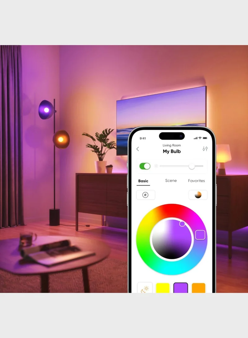 Nanoleaf Nanoleaf Essentials - Matter - E27 Smart A60 Bulb - 800Lm - White - 2700K-6500K - 220V-240V - 3 Pack