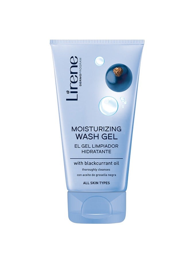 Lirene Moisturizing Wash Gel Blackcurrant Oil 150ml