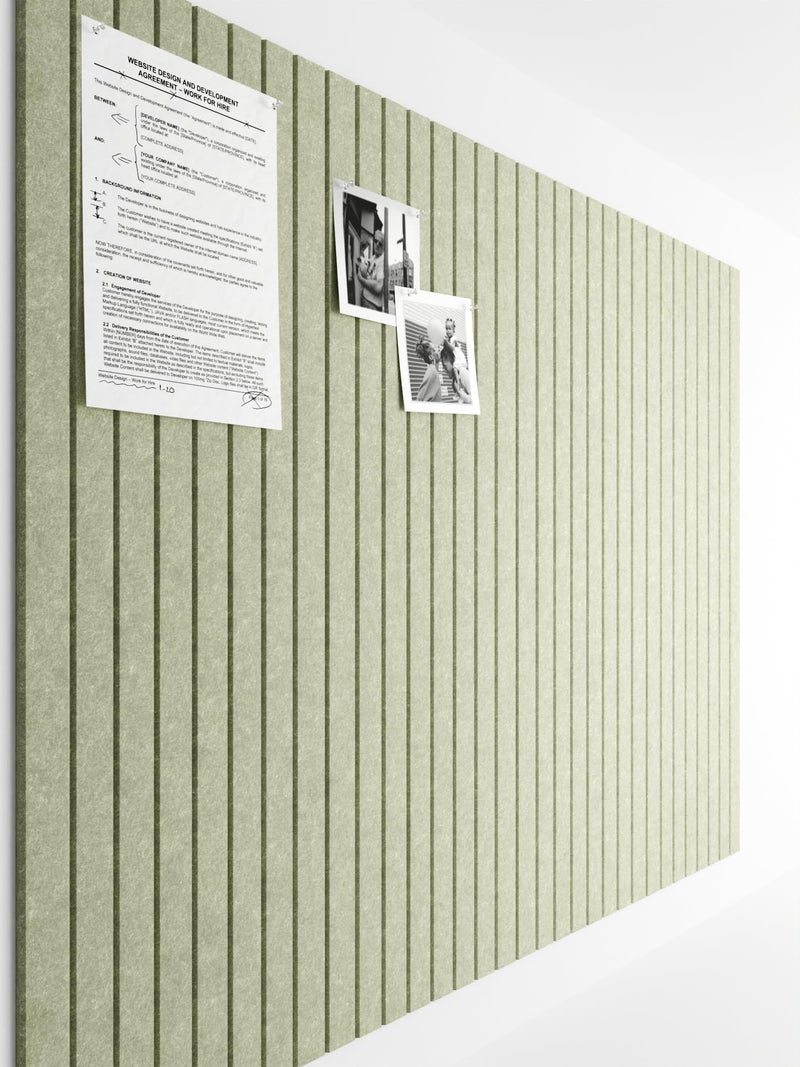 Bumusty Large Cork Board Alternative47 x35 Felt Bulletin Board Tiles with 30 Pushpins 70 Adhesive Tabs 12Pack Slat Wall Paneling Cork Boards for Office Push Pin Board Felt BoardSage