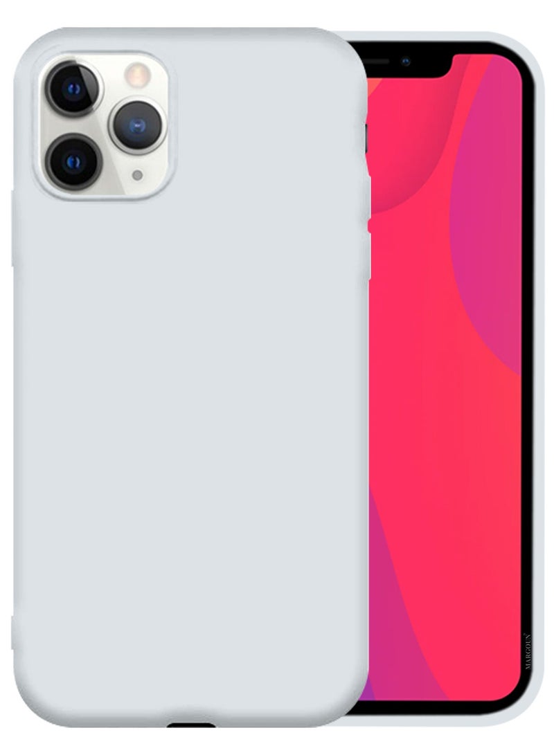 CATANES Soft Silky Silicone Case Cover for Apple iPhone 11 Pro - Full Body Protection - White - Image 2