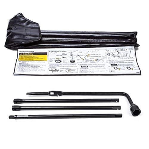 LECWOF Spare Tire Tool Kit Fit for GMC Chevy Chevrolet Silverado Sierra Tahoe Yukon with Bag - Image 1