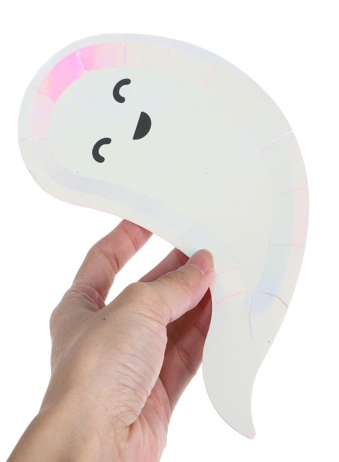 Amosfun Halloween Paper Plates 32pcs Ghost Dinner Plates Tableware for Halloween Party Candy Snacks Table Decor - Image 5