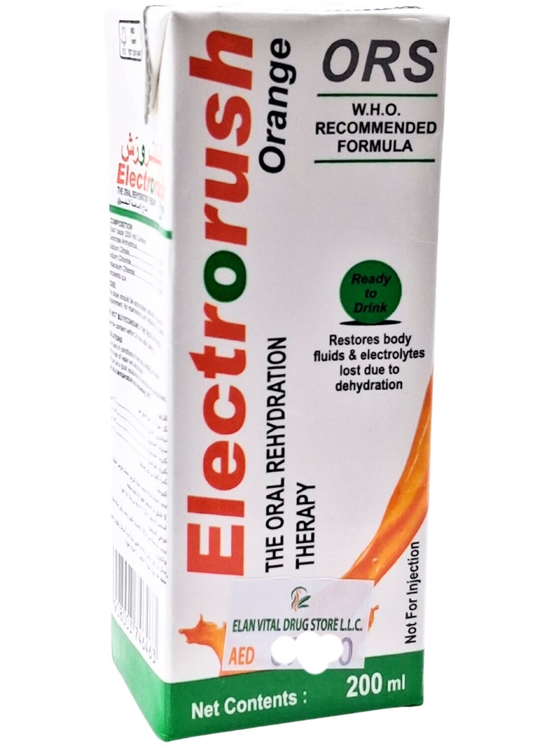 Ors Electrorush Orange Therapy Drink 200Ml
