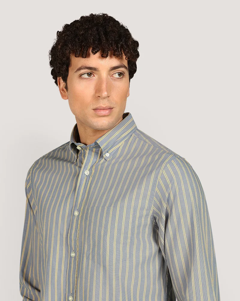 GANT  Gant Regular Archive Popl Stripe Shirt For Men for Men | Best Price UAE