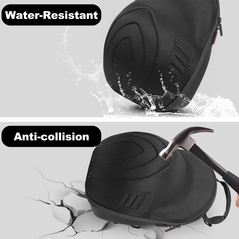 Yewltvep Hat Travel Case Hard Hat Case For Baseball Caps Hat Carrier Storage Bag For 6-7 Baseball Hat Organizer For Travel With Carrying Handle & Shoulder Strap Hat Holder With Sunglass Case - Image 3