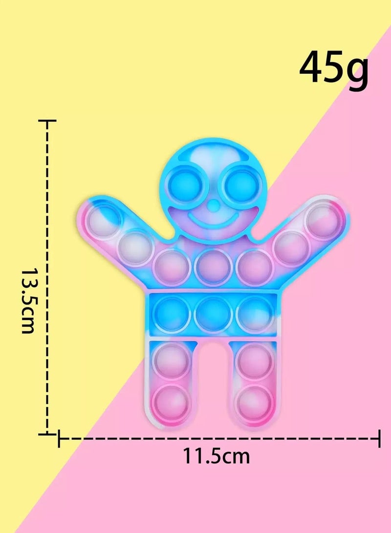 Generic 1pc Christmas Gingerbread Push Pop Bubble  - Image 4
