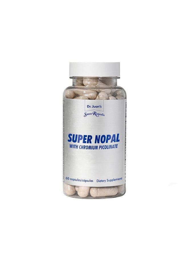 Santo Remedio Super Nopal, Exclusive Formula with Nopal, Gurmar (Gymnema Silvestre), Chromium Picolinate and Vanadyl Sulfate. 60 Capsules (30 Servings) - Image 1
