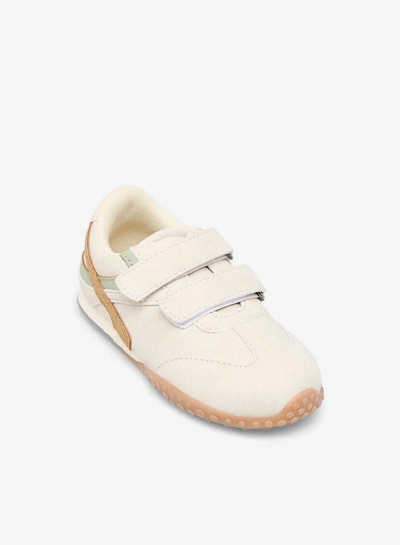 جونيورز Boys Hook & Loop Ankle School Sneakers