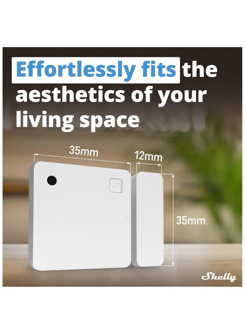 شيلي Shelly BLU Door/Window (مستشعر باب/نافذة يعمل بالبلوتوث) - أبيض - Image 2