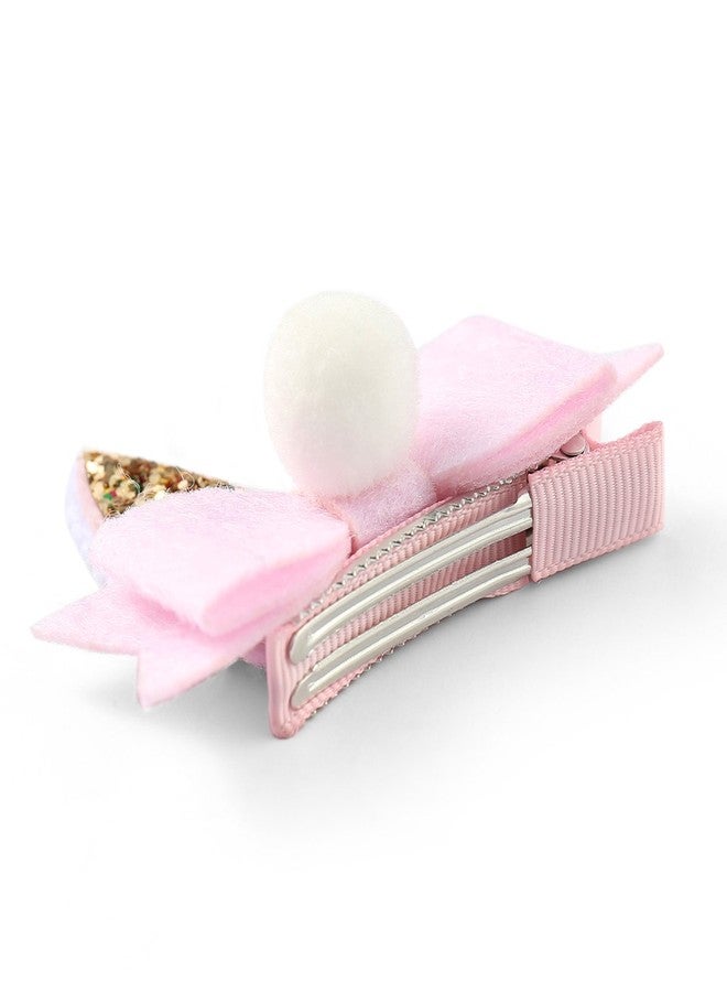 OneDor Sparkle Shiny Hair Bow Ribbon Clip sets for Babies, Toddlers, Young Girls, and Children (Animal-8 Pairs) - Image 3