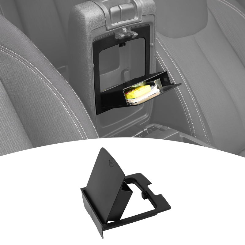 PDKLIN for Jeep JK Center Console Hidden Storage Tray Box Secret Storage Compartment for Jeep Wrangler JK JKU 20112017 Black Storage Container Accessories