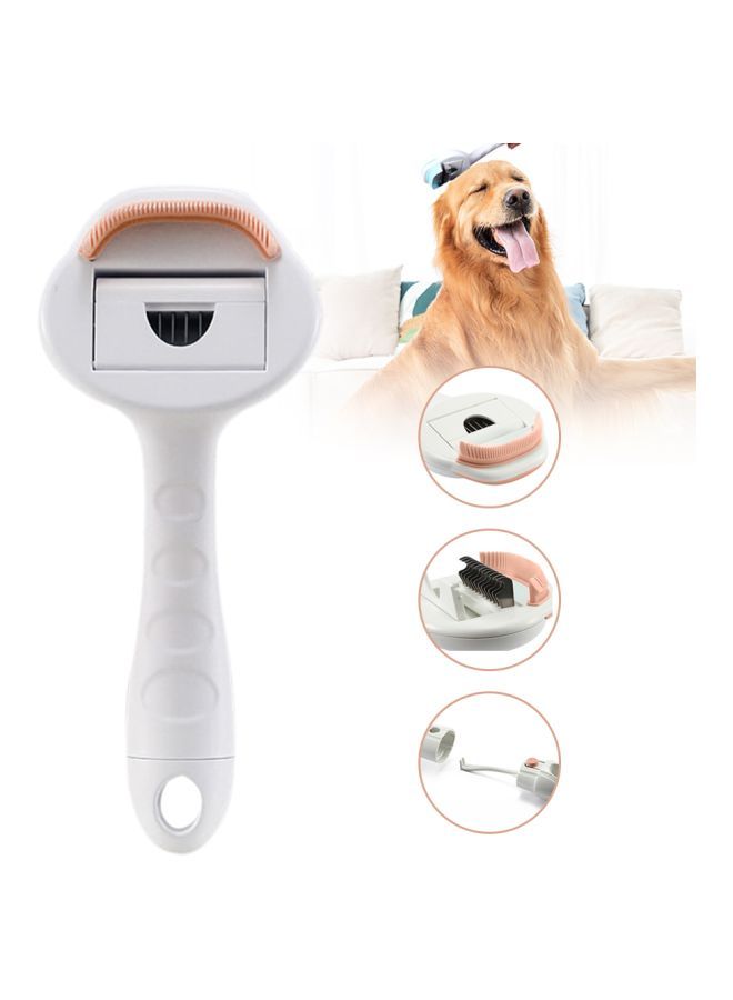 NIBEMINENT 3-In-1 Dematting Comb White/Pink 22x3.5x8.5cm - Image 2