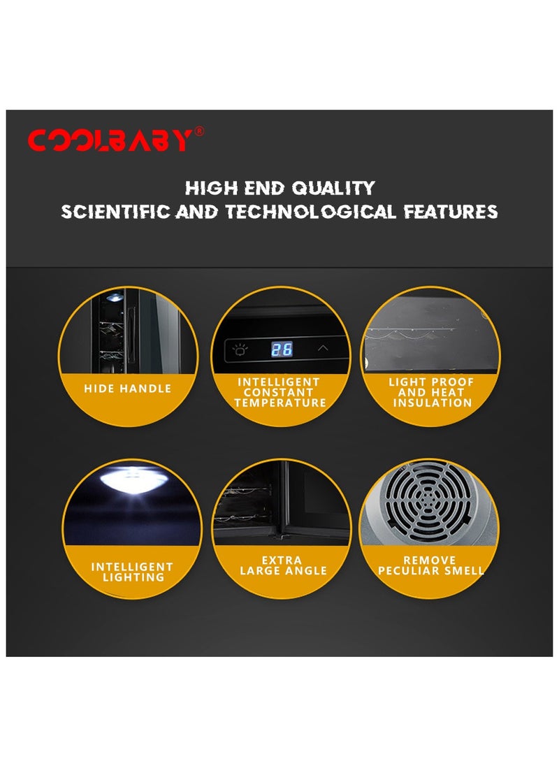 Cool Baby 8 Bottles Electronic  Constant Temperature  Mini Air Cooling  Home Moisturizing Cabinet  - Image 4