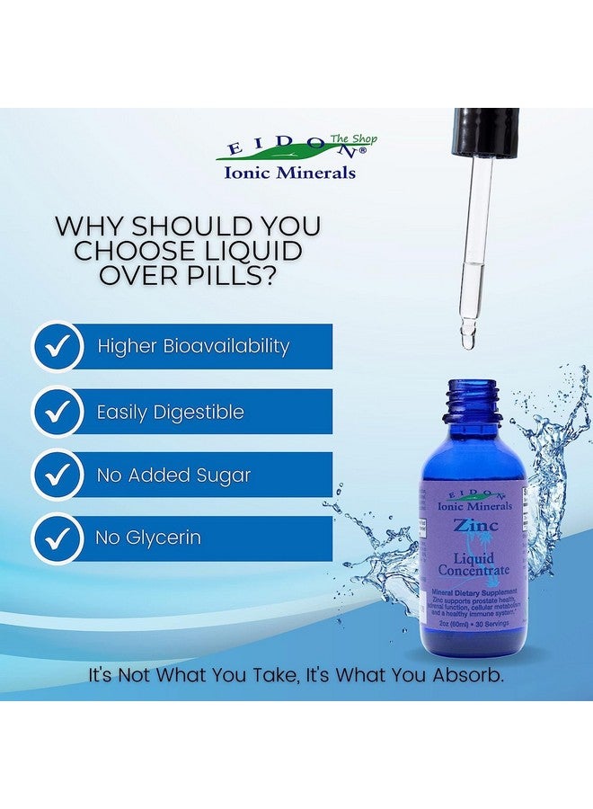 Eidon Ionic Minerals قطرات السيليكا والزنك السائلة من إيدون أيونيك مينييرالز، 2 أونصة سائلة، صحة المناعة، العناية بالبشرة، مكونات طبيعية بالكامل، بدون ألوان صناعية أو مواد حافظة - Image 4