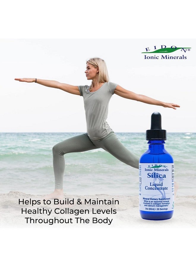 Eidon Ionic Minerals قطرات السيليكا والزنك السائلة من إيدون أيونيك مينييرالز، 2 أونصة سائلة، صحة المناعة، العناية بالبشرة، مكونات طبيعية بالكامل، بدون ألوان صناعية أو مواد حافظة - Image 5