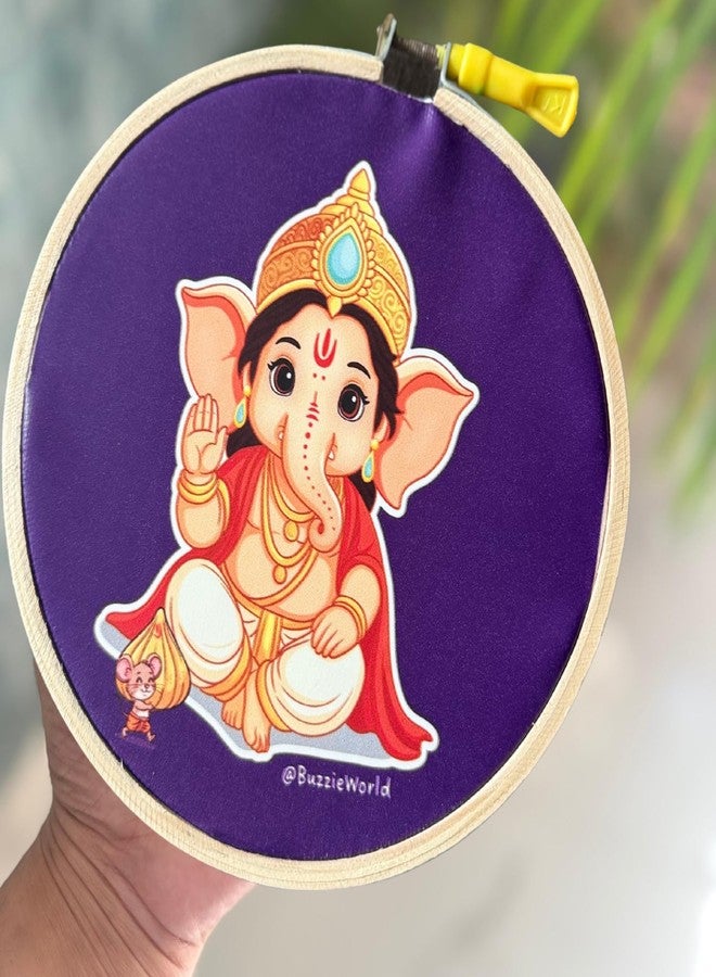 BuzzieWorld - Create Your Own Ganesha | DIY Ganesha Wall Hanging kit| DIY Gift Box for Kids | Activity Boxes | Craft Kit for Kids | Art & Craft Kit | Age 4-15 yrs | Activity kit | Diwali Gift - Image 3
