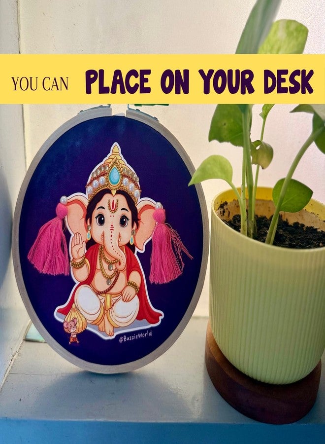 BuzzieWorld - Create Your Own Ganesha | DIY Ganesha Wall Hanging kit| DIY Gift Box for Kids | Activity Boxes | Craft Kit for Kids | Art & Craft Kit | Age 4-15 yrs | Activity kit | Diwali Gift - Image 5