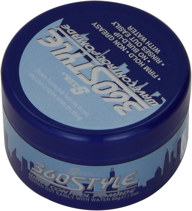 Luster's 360 Style Wave Control Pomade - 3 Ounce (Pack of 3) for Deep Waves - Image 1
