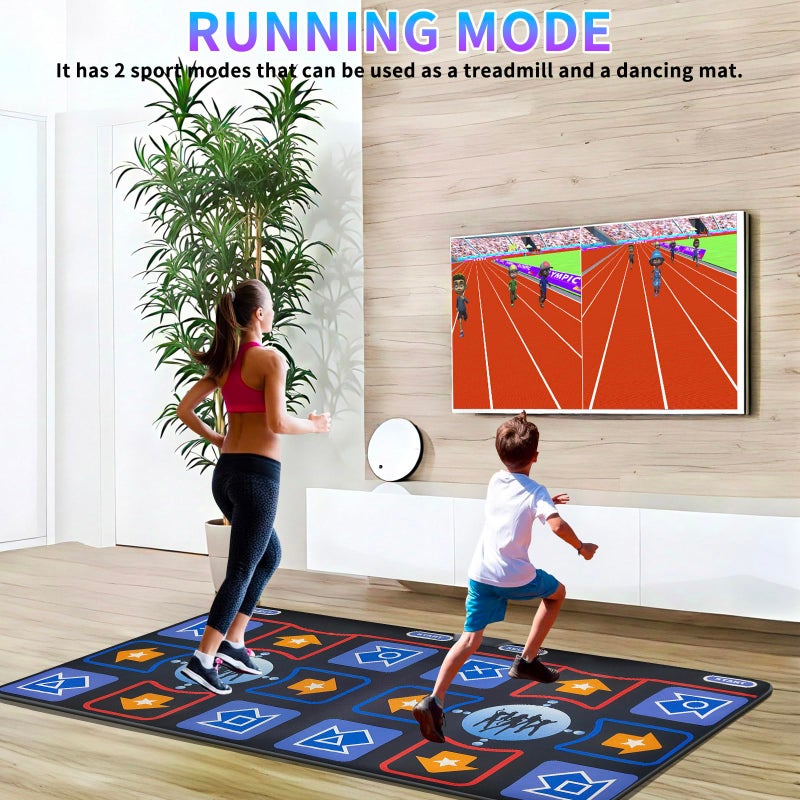 Damcoola Dance Mat for Adults and Kids - Plug and Play TV Electronic Dance Mat Game, Wireless Dance Pad, Fun Dance Fitness Games for Kids, Christmas and Boys and Girls Birthday Gift Ideas, Blue - Image 4