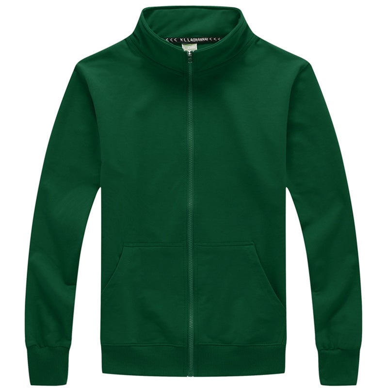 Catering Waiter Work Clothes Long-Sleeved Custom-Made Fleece Sweatshirt Pot Restaurant Supermarket Catering Workwear Jacket For Men - Image 1