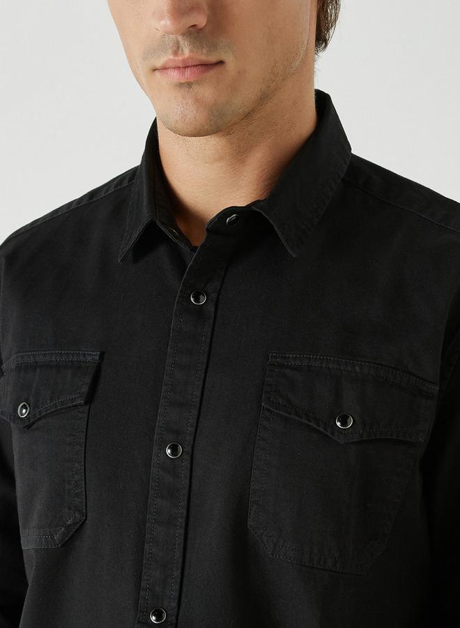 Ecko Unltd. Ecko Unltd Solid Shirt with Pockets - Image 4