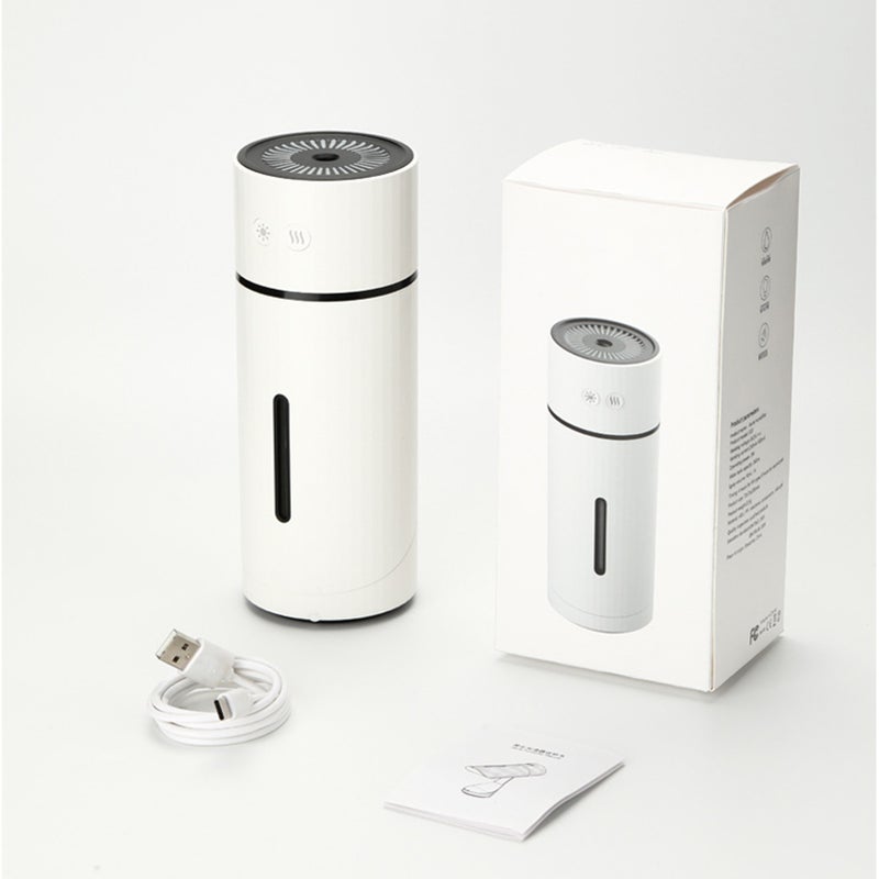 260mL Mist Humidifier Diffuser LED Colorful Car Humidifier Quiet Adjustable Top Fill Cool Mising Humidifier for Car Bedroom USB Powered Home Humidifier - Image 2
