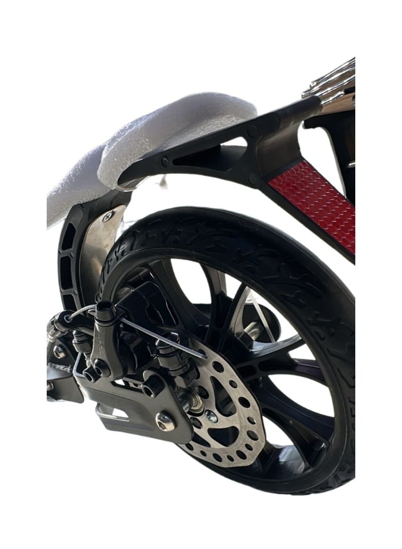 سكوتر ركل قابل للتعديل للأطفال مع فرامل قرصية - ركوب يدوي قابل للطي - Image 3